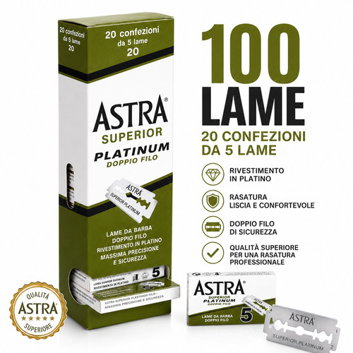 Astra lame barba confezione - astra,