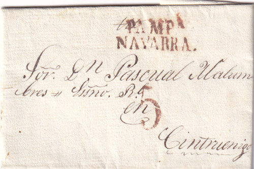 Spagna 1833 lettera completa