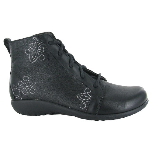 Stivaletto con lacci ricamato