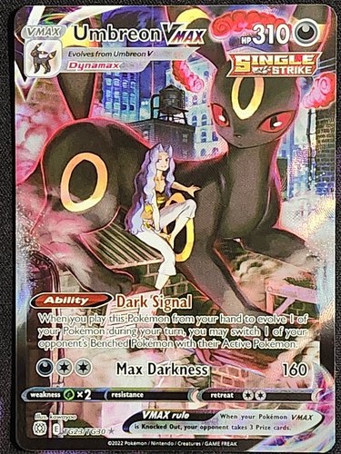 Pokemon umbreon vmax - pokemon, tg23/tg30