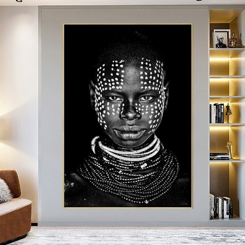 Quadro murale bianco - e, nero