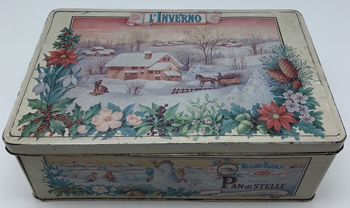 Scatola latta mulino bianco - scatola,