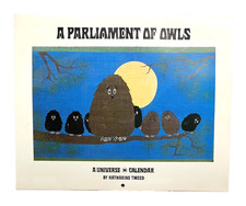 Calendario vintage 1980 gufo