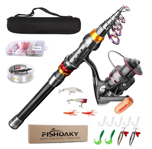 Canna pesca telescopica in - canna, da