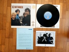U2 OCTOBER LP - ILPS9680 1st US Promo with press kit & photo