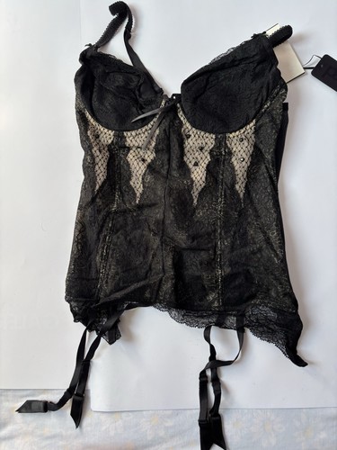 Guêpière noire sexy parah - guêpière,