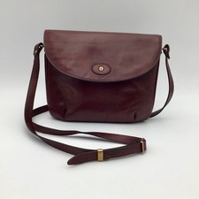 Borsa a tracolla vintage anni 80 90 ETIENNE AIGNER in pelle con patta bordeaux