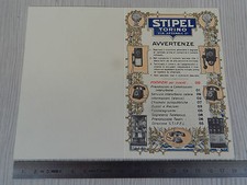 TELEFONO STIPEL TAGLIANDO ORIGINALE 1930 CELLOGRAF MILANO EPOCA VINTAGE 