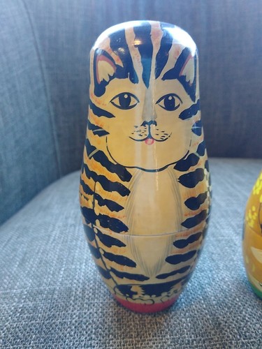 Bambola nido gatto pezzi - nido, 5