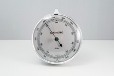 Barometro Fischer Ø 103 mm in Metallo Strumento Analogico NUOVO