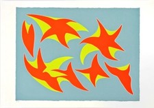 TURCATO GIULIO - Composizione - Litografia tiratura limitata - Coll. Gubbi Conti