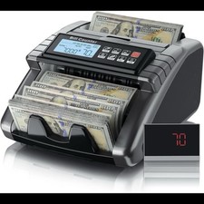 AL1000 Macchina Contasoldi con Conteggio Valore, Supporto Dollaro ed Euro, UV, M