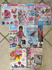x 7 RIVISTE UNCINETTO BABY