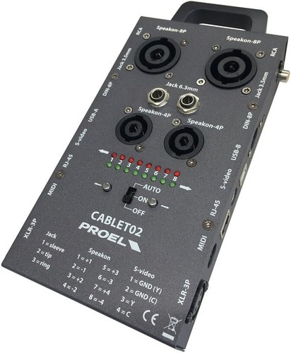 Proel cablet02 tester per cavi - proel,