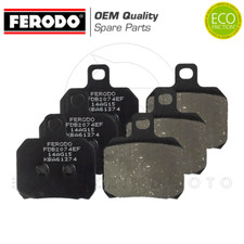 KIT COMPLETO PASTIGLIE FRENO FERODO PIAGGIO BEVERLY TOURER 400 2008 2009 2010