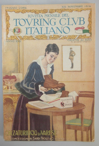 Rivista touring club - club, marcello