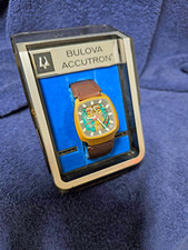 Vintage 100% tutto originale Accutron N.O.S. Spaceview Anniversario come nuovo revisionato FUNZIONA!