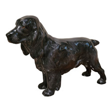 Luckystar of Ware - Statuina in porcellana nera e bianca Royal Doulton