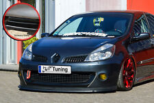 Spoiler anteriore spoiler lama ABS per Renault Clio 3 Phase1 RS ABE nero lucido