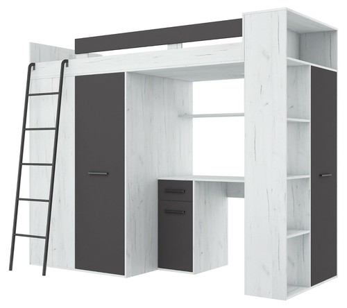 Letto soppalco entresole - letto, a