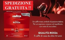 240 Capsule Lavazza Compatibili Nespresso Alluminio Qualità Rossa!!