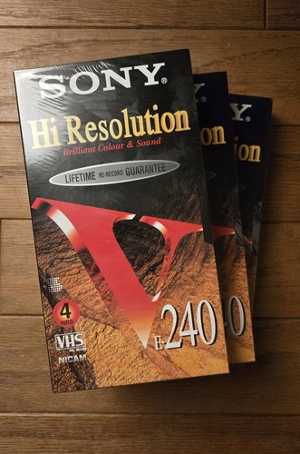 Videocassetta vhs sony - vhs,