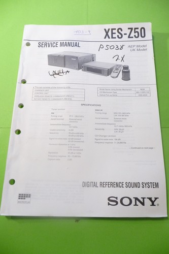 Manuale servizio per sony - di,