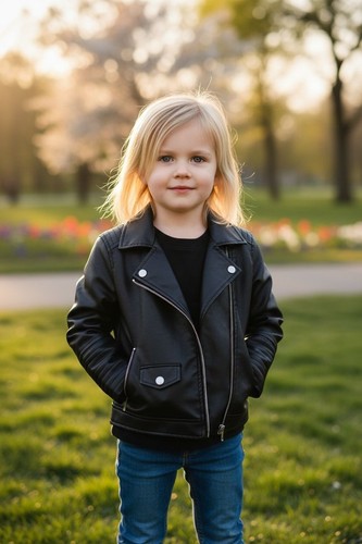 Giacca moto ragazza art - art, class