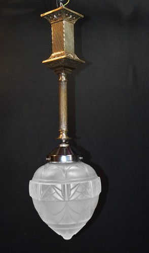 Lampada sospensione antica - a,