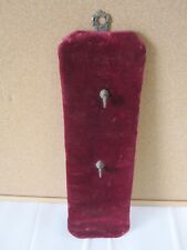 Porta orologi da taschino antico espositore vintage a parete in velluto