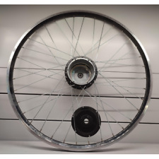 RUOTA POSTERIORE E-BIKE ATALA E-RUN 28" W/O MOTOR NERA IN ALLUMINIO