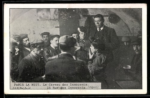 Cpa paris caveau des - paris,,