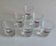 Tazzine da caffe/digestivo in vetro temprato,originali,serigrafati Segafredo