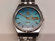 Orient Crystal tristar orologio vintage meccanico automatico 36 mm