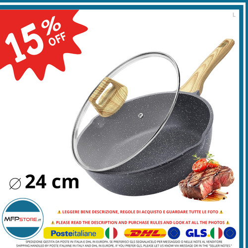 Padella wok gipp con - padella, 24