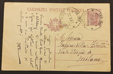CARTOLINA POSTALE 1922