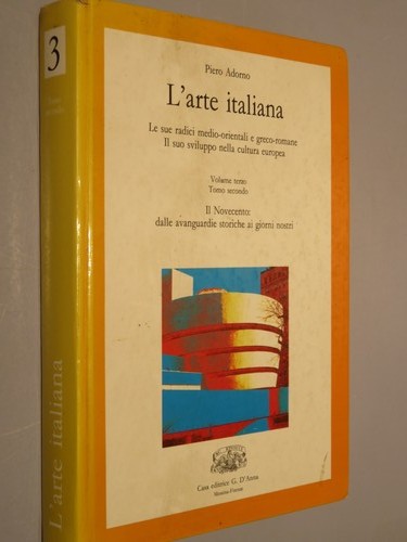 Arte italiana volume terzo - l'arte,