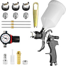 HVLP Pistola a Spruzzo Pistola a Spruzzo per Verniciare Professionale, Con Ugell