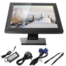 Monitor touchscreen LCD USB 17'' VGA stand per PC POS vita al dettaglio IT