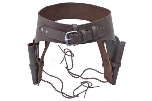 Pistola cowboy vintage marrone