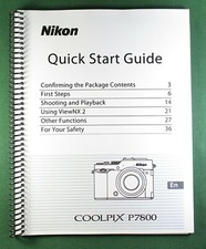 Nikon CoolPix P7800 Quick