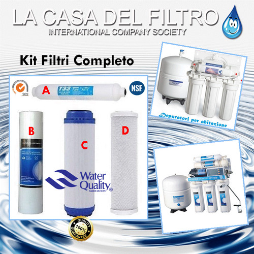 Kit filtri acqua - acqua, depuratore