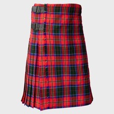Kilt tartan tradizionale scozzese fatto a mano clan Mcculloch moderno su misura per uomo