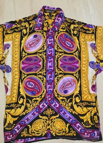 Gianni versace camicia seta - gianni,