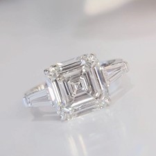 3.02Ct Asscher Moissanite