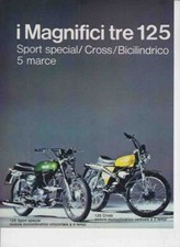 advertising Pubblicità MOTO BENELLI 125 SPORT CROSS BICILINDRICO '73  MOTO EPOCA