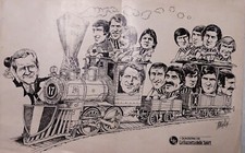 ? RARO POSTER  JUVENTUS 17° SCUDETTO E COPPA UEFA BILBAO 1977 -A-1223-