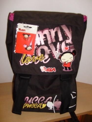 Pucca zaino estensibile nero - pucca,