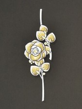 GOUACHÉ - IMPRESSION ORIGINALE - BIJOUX - BROCHE -HAUTE JOAILLERIE- CHANEL