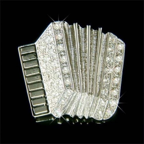 Spilla musicale forma di - spilla,
